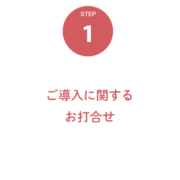 １．ご導入に関するお打合せ