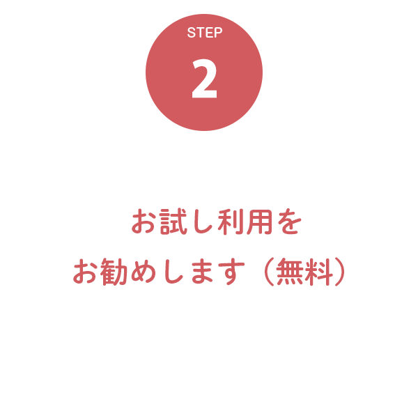 ２．お試し利用（本番環境）をお勧めします（無料）